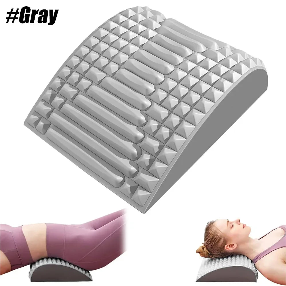 Back Stretcher,Neck & Back Stretcher for Lower Back Pain Relief,Lumbar Stretcher for Neck Pain Relief,Adjustable Spine Board