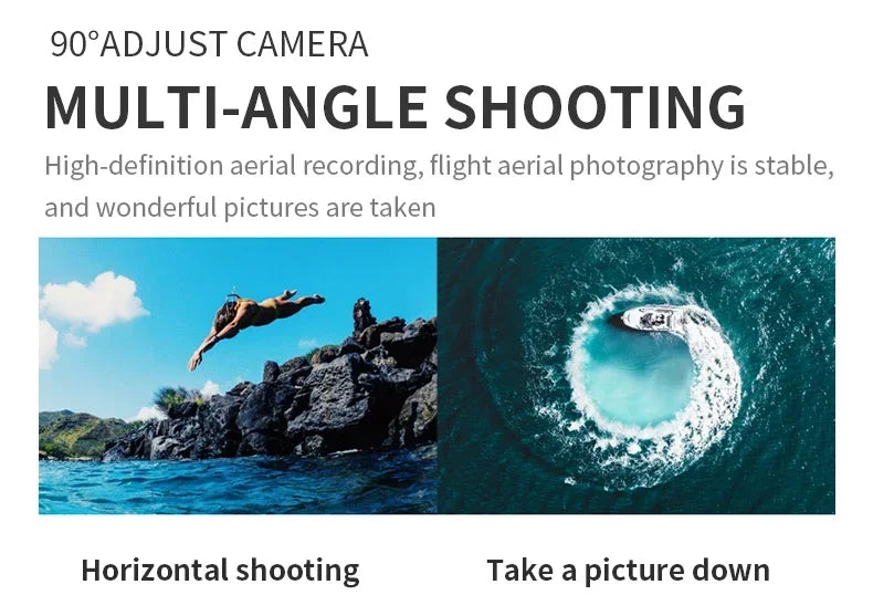 Foldable 4K Camera Drone 2025 with HD Lens