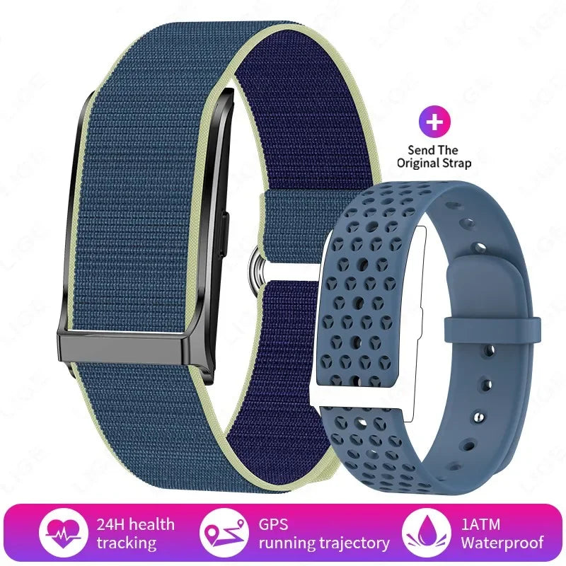 Smart Fitness Band – Heart Rate & Blood Pressure Monitor, Waterproof