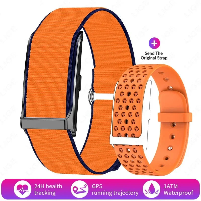 Smart Fitness Band – Heart Rate & Blood Pressure Monitor, Waterproof