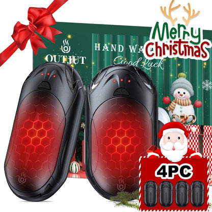 AISITIN 2-in-1 Magnetic Rechargeable Hand Warmer, 2 Counts, 3 Temperature Control Pocket-Size Electric Hand Warmer, Perfect For Winter Outdoor Sports, Skiing & Camping, Ideal Gift For Thanksgiving & Christmas