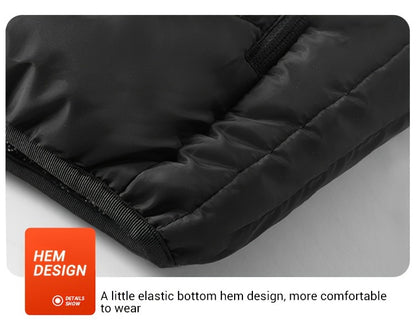 Men's 15 Areas Heated Vest, (Battery Pack Not Included) Active Mid Stretch Zip Up Sleeveless Jacket For Outdoor Fall Winter