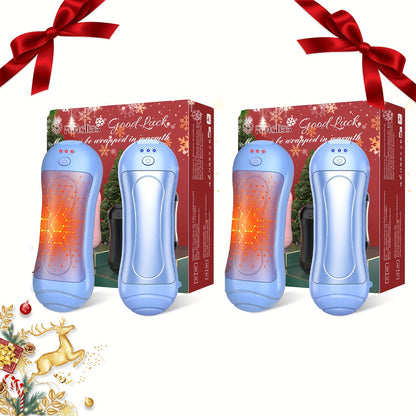 AISITIN 2-in-1 Magnetic Rechargeable Hand Warmer, 2 Counts, 3 Temperature Control Pocket-Size Electric Hand Warmer, Perfect For Winter Outdoor Sports, Skiing & Camping, Ideal Gift For Thanksgiving & Christmas