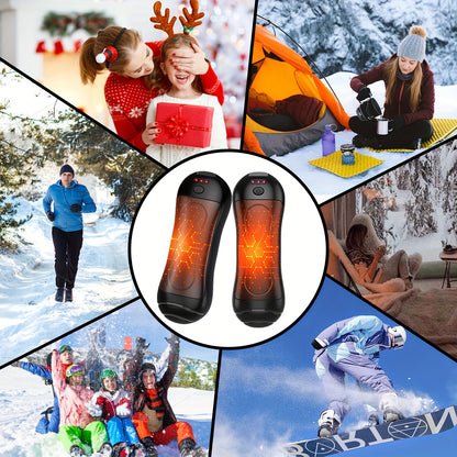 AISITIN 2-in-1 Magnetic Rechargeable Hand Warmer, 2 Counts, 3 Temperature Control Pocket-Size Electric Hand Warmer, Perfect For Winter Outdoor Sports, Skiing & Camping, Ideal Gift For Thanksgiving & Christmas