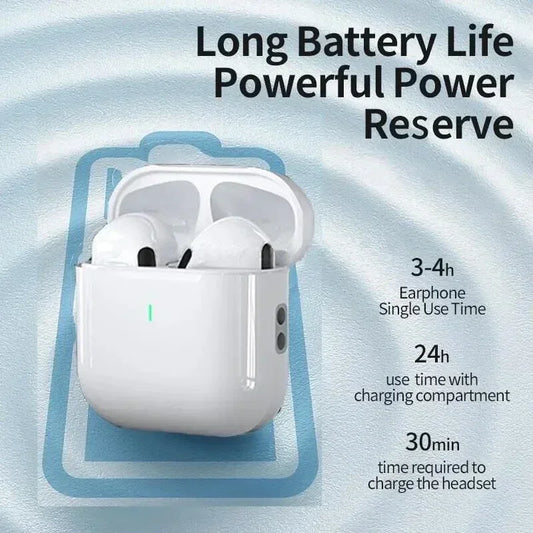 ProTrue Wireless Bluetooth Earbuds – 4C-Type Charging, In-Ear TWS Headphones for Smartphones & AirPods