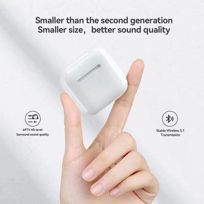 AirPods Pro 4 TWS Wireless Earbuds – Bluetooth In-Ear Headphones