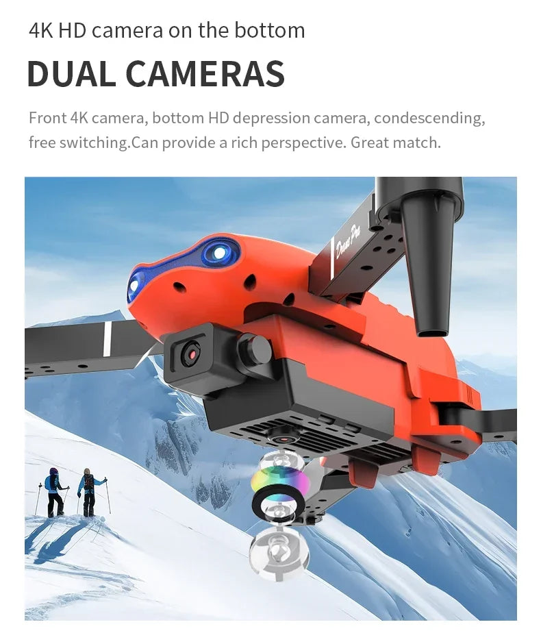 Foldable 4K Camera Drone 2025 with HD Lens