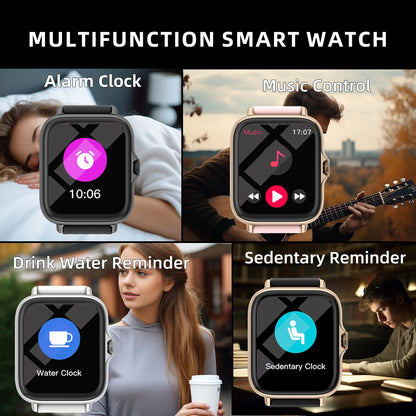 Smartwatch – Waterproof Fitness Tracker for Men & Women