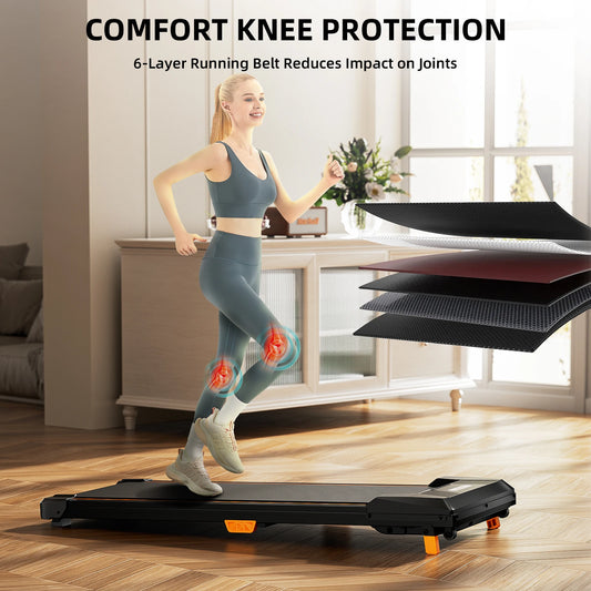3 in 1 Under-Desk Treadmill – Portable Home Fitness, Adjustable Incline, Quiet Motor