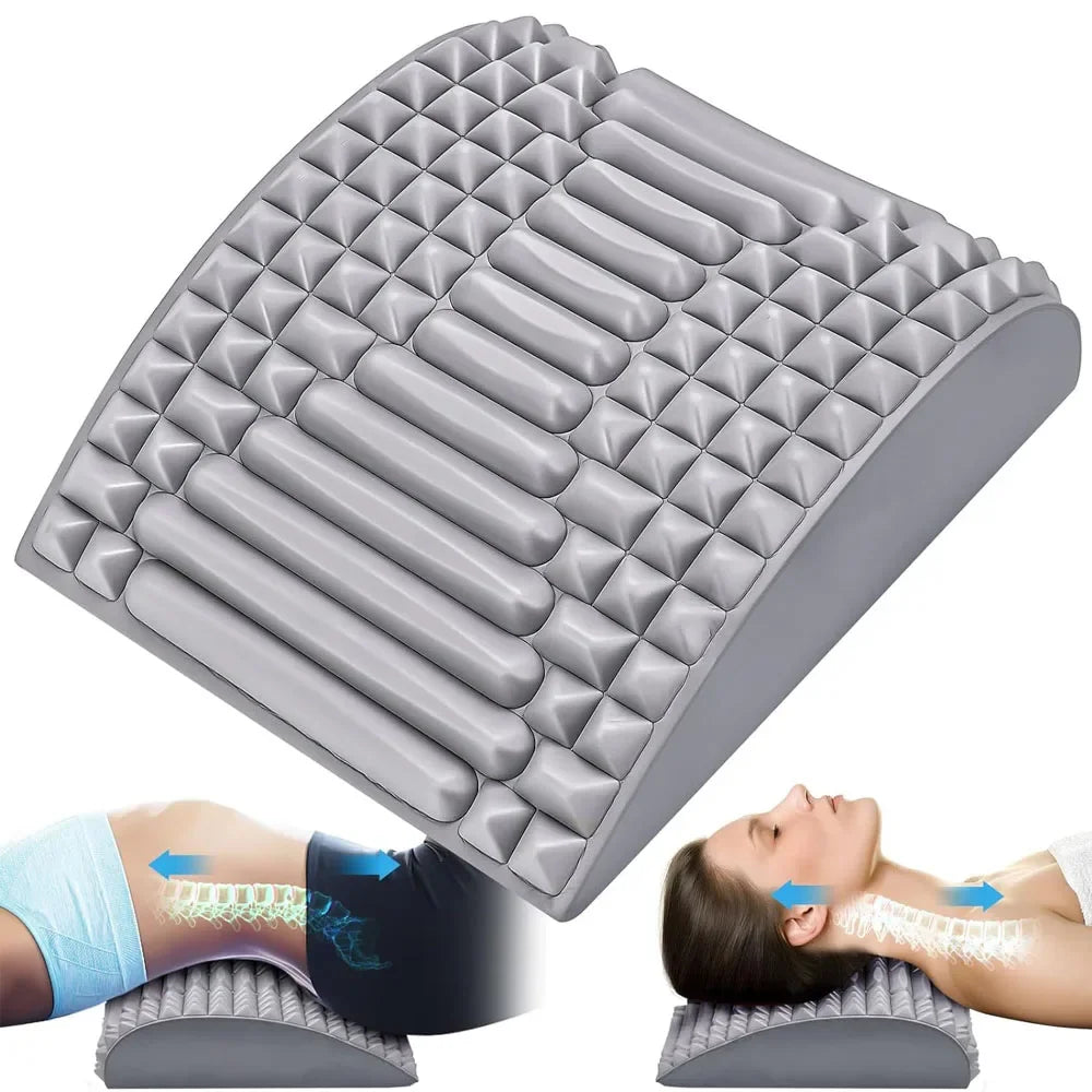 Back Stretcher,Neck & Back Stretcher for Lower Back Pain Relief,Lumbar Stretcher for Neck Pain Relief,Adjustable Spine Board