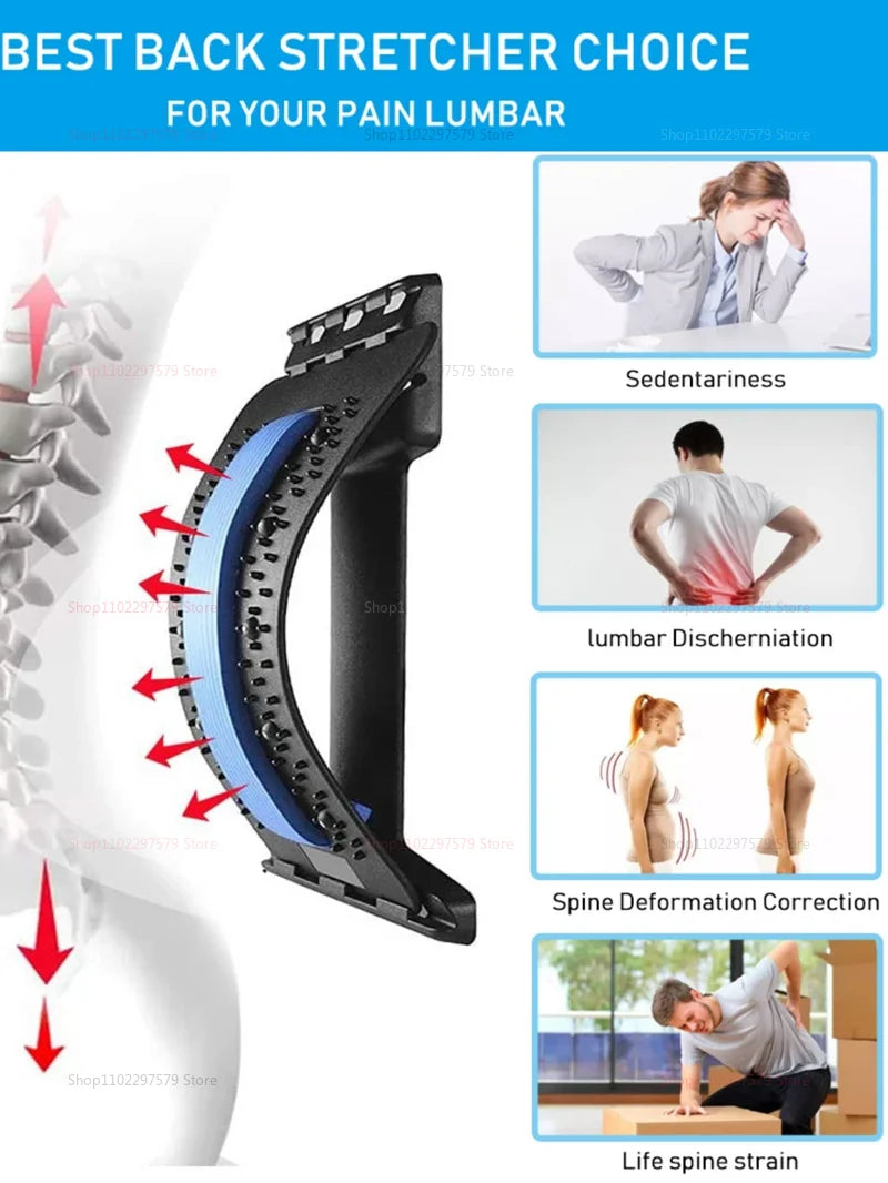 4-Level Adjustable Back Stretcher
