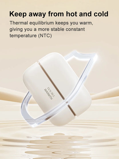 2025 New Magnetic Hand Warmers 2 in 1 Rechargeable Portable Mini Handwarmers Long Lastin Safe Heating Warmer PocketHeater Winter