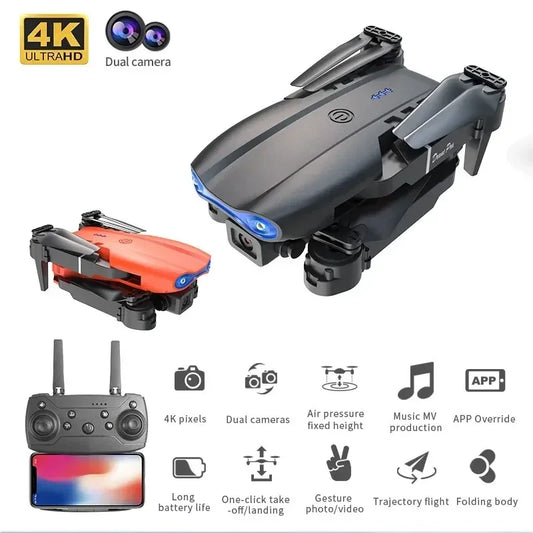 Foldable 4K Camera Drone 2025 with HD Lens