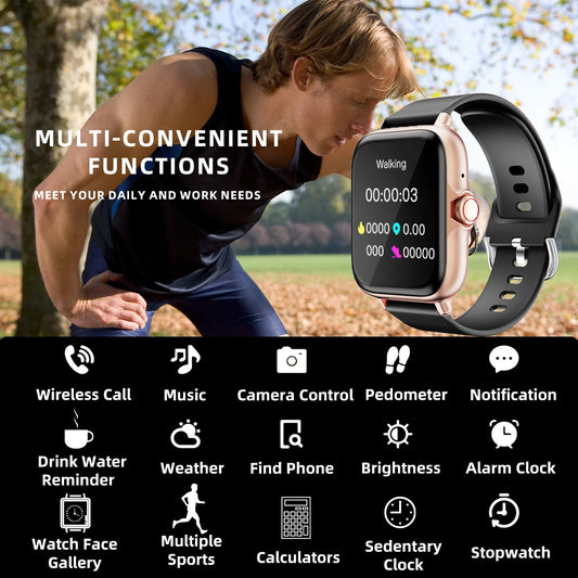 Smartwatch – Waterproof Fitness Tracker for Men & Women