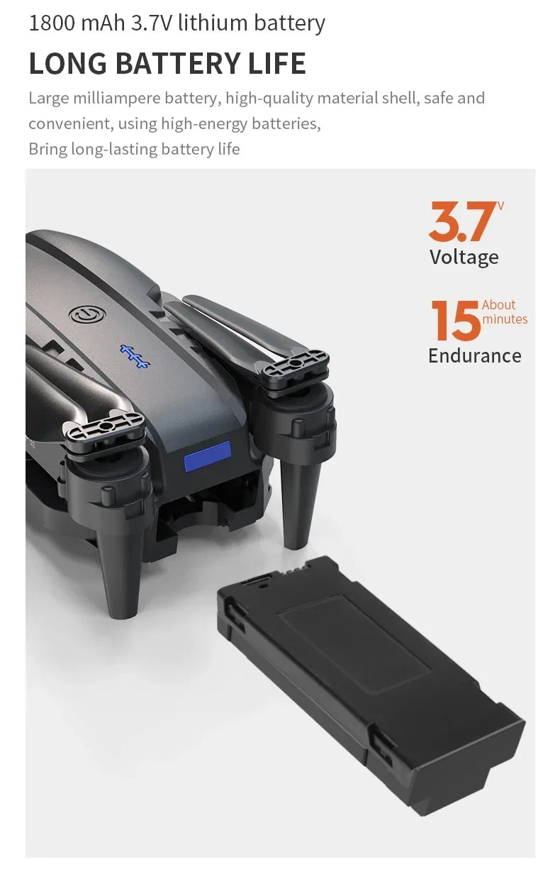 Foldable 4K Camera Drone 2025 with HD Lens