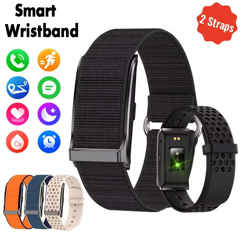 Smart Fitness Band – Heart Rate & Blood Pressure Monitor, Waterproof