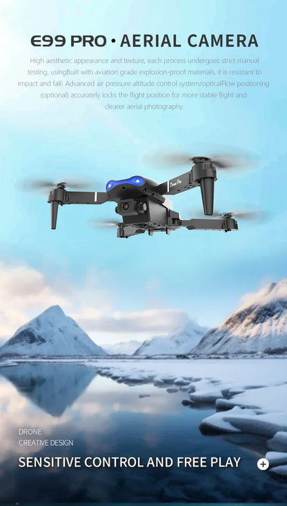 Foldable 4K Camera Drone 2025 with HD Lens