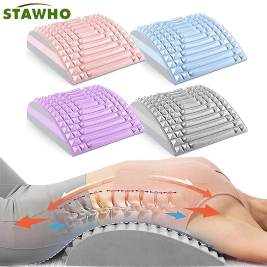 Back Stretcher,Neck & Back Stretcher for Lower Back Pain Relief,Lumbar Stretcher for Neck Pain Relief,Adjustable Spine Board