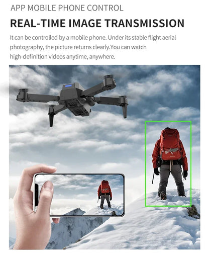 Foldable 4K Camera Drone 2025 with HD Lens