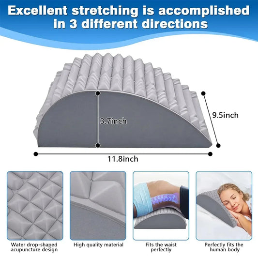 Back Stretcher,Neck & Back Stretcher for Lower Back Pain Relief,Lumbar Stretcher for Neck Pain Relief,Adjustable Spine Board