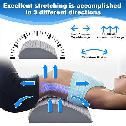 Back Stretcher,Neck & Back Stretcher for Lower Back Pain Relief,Lumbar Stretcher for Neck Pain Relief,Adjustable Spine Board