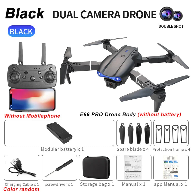 Foldable 4K Camera Drone 2025 with HD Lens