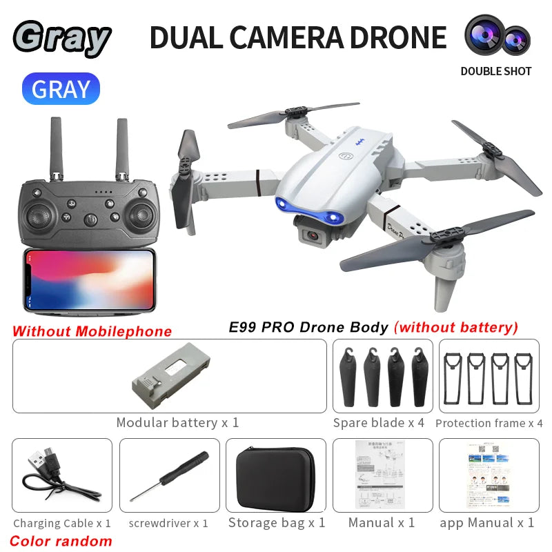 Foldable 4K Camera Drone 2025 with HD Lens