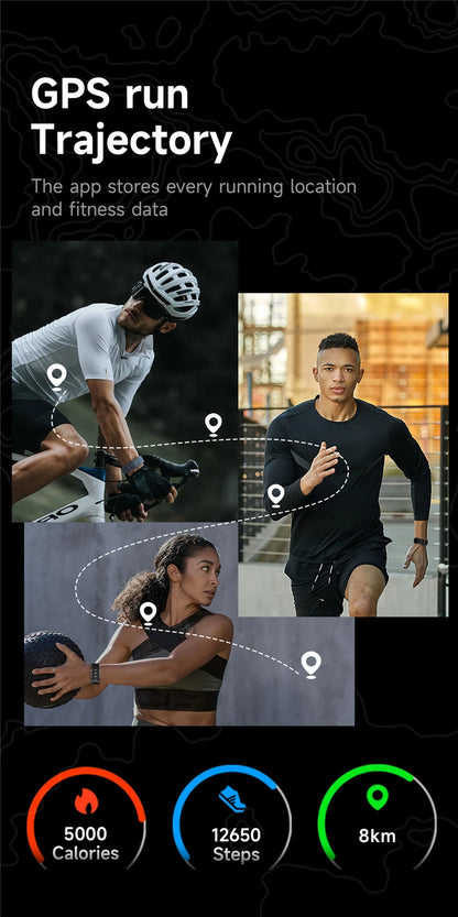 Smart Fitness Band – Heart Rate & Blood Pressure Monitor, Waterproof