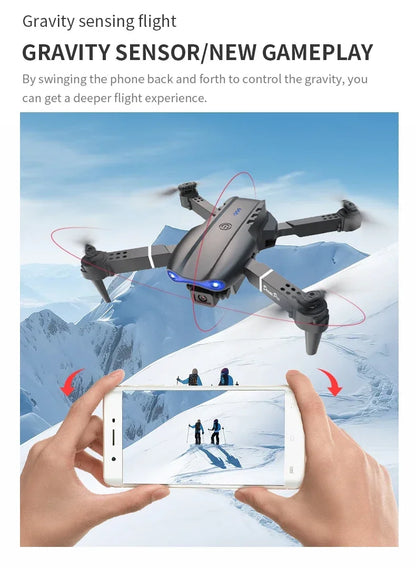 Foldable 4K Camera Drone 2025 with HD Lens