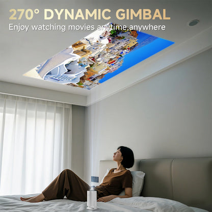 PRO Mini Projector – Portable 4K HD Smart Projector with Bluetooth