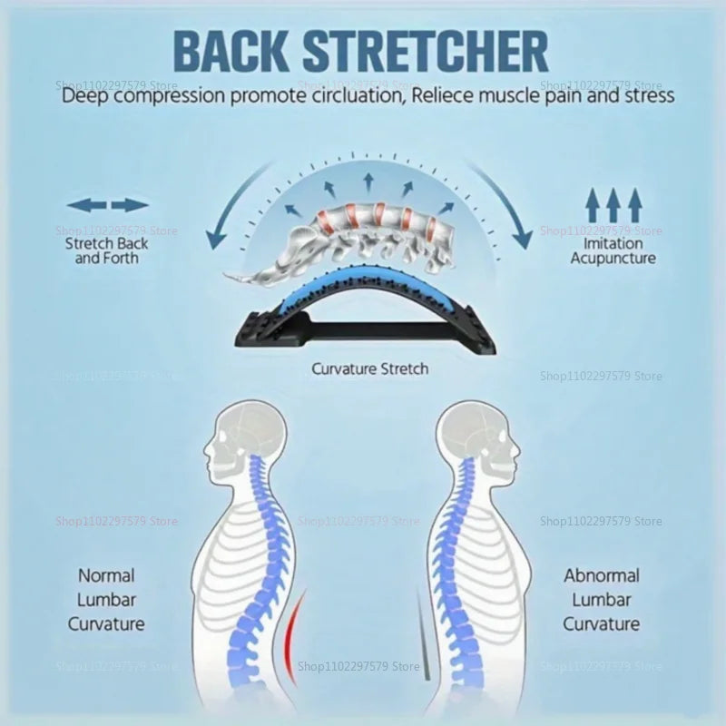 4-Level Adjustable Back Stretcher