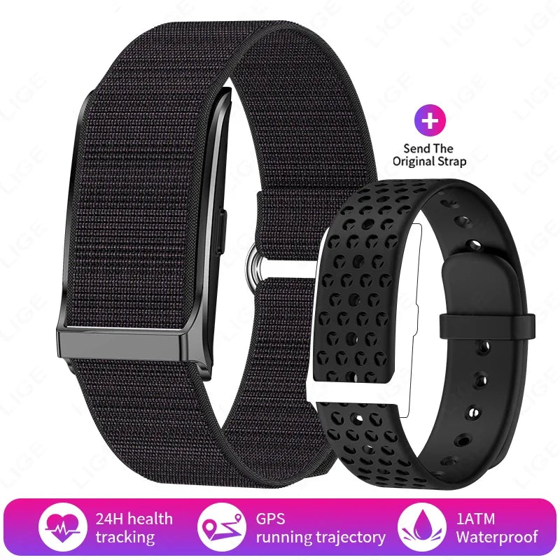 Smart Fitness Band – Heart Rate & Blood Pressure Monitor, Waterproof