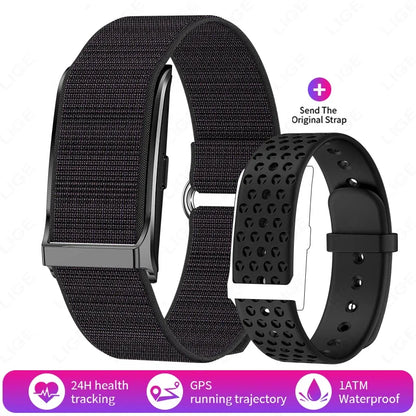 Smart Fitness Band – Heart Rate & Blood Pressure Monitor, Waterproof