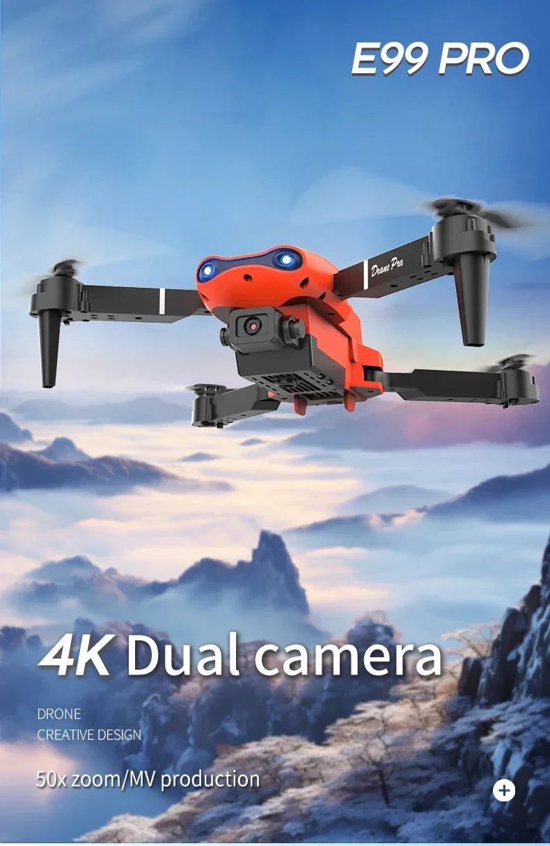 Foldable 4K Camera Drone 2025 with HD Lens
