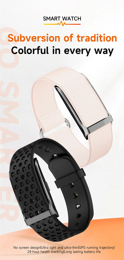 Smart Fitness Band – Heart Rate & Blood Pressure Monitor, Waterproof