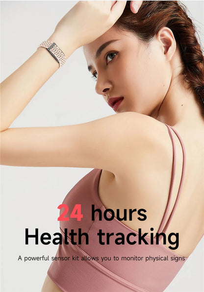 Smart Fitness Band – Heart Rate & Blood Pressure Monitor, Waterproof