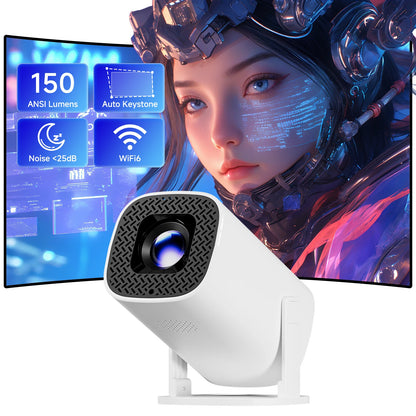 PRO Mini Projector – Portable 4K HD Smart Projector with Bluetooth
