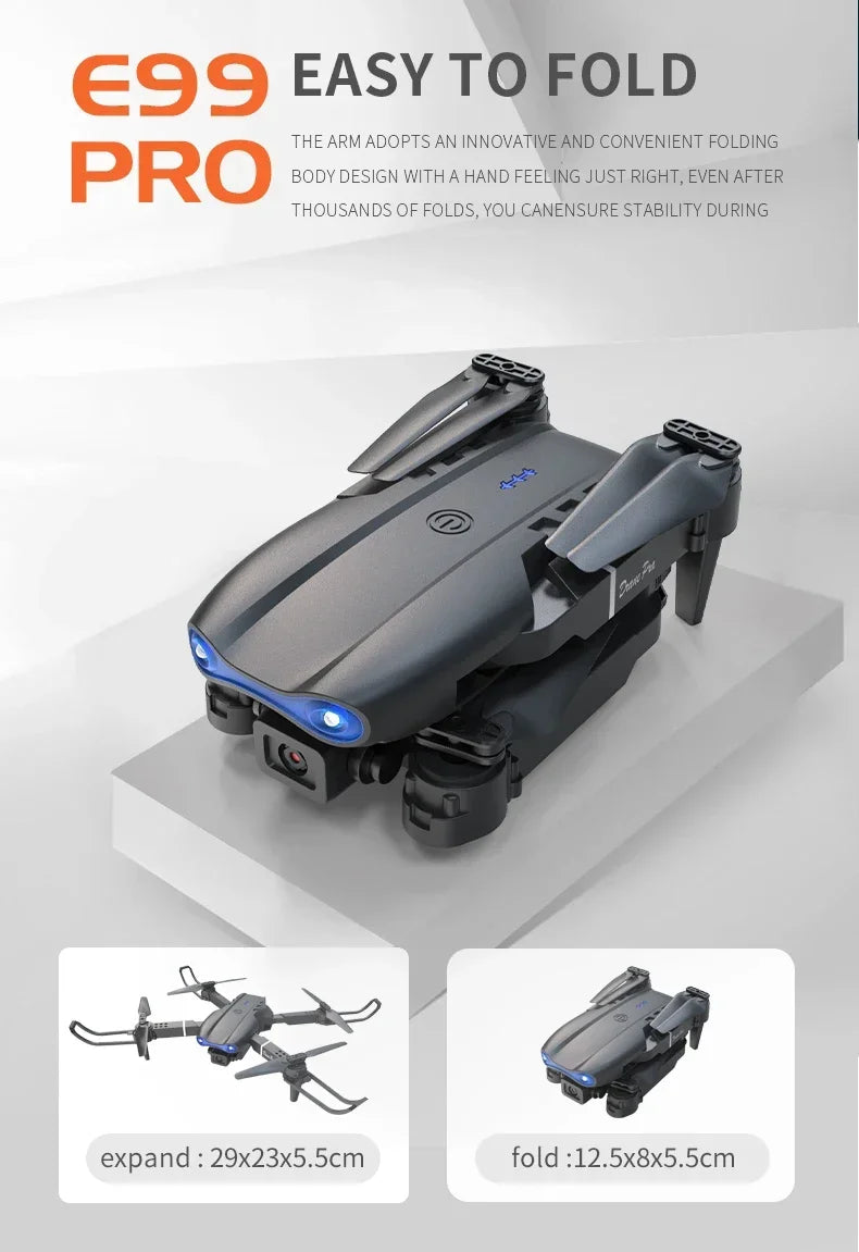 Foldable 4K Camera Drone 2025 with HD Lens