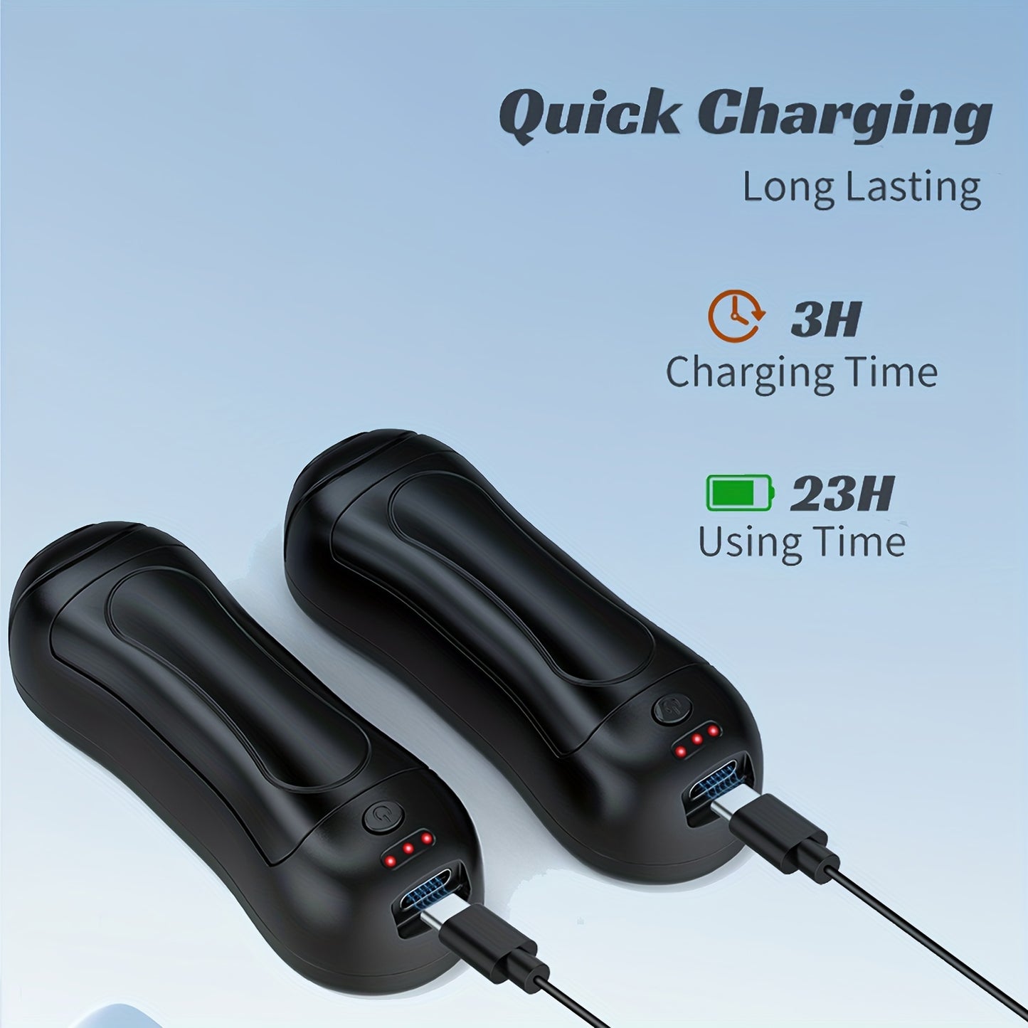 AISITIN 2-in-1 Magnetic Rechargeable Hand Warmer, 2 Counts, 3 Temperature Control Pocket-Size Electric Hand Warmer, Perfect For Winter Outdoor Sports, Skiing & Camping, Ideal Gift For Thanksgiving & Christmas